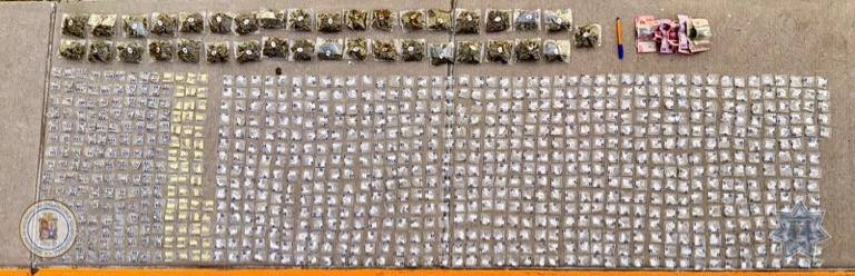 Aseguran 2 mil 665 dosis de droga y 7 armas de fuego en la última semana de enero en León.