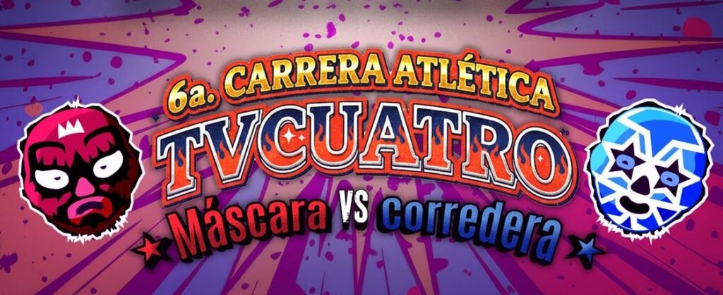 TvCuatro anuncia su 6ta carrera Atlética ‘Máscara contra Corredera’